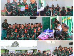 Pangdam XII/Tanjungpura,Mengunjungi Koramil 1205-05/Ketungau Hulu Kodim 1205/Sintang di Desa Senaning