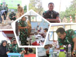 Peletakkan Batu Pertama Pembangunan Kantor Koramil Singkawang Utara, Kodim 1202/Singkawang Oleh Pangdam XII/Tanjungpura