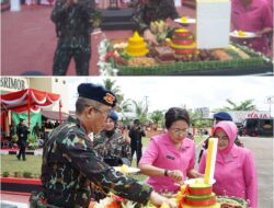 Pangdam XII/Tpr Berikan Surprise Dalam Rangka Syukuran Memperingati HUT Brimob Ke-79 Dansatbrimob Polda Kalbar