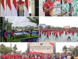 Kodam XII/Tpr Menggelar Silaturahmi dan Olahraga Bersama Dengan Awak Media