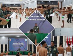 Sidang Parade Calon Bintara PK TNI AD,Di Pimpin Pangdam XII/Tpr
