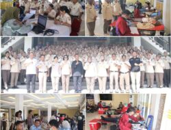 Korpri TNI Prov. Kalbar bersama Korpri Polda Kalbar Gelar Bakti Sosial Donor,Sambut HUT Ke-53