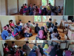 Wujudkan Generasi Berakhlak Mulia,Satgas Yonzipur 5/ABW Mengajarkan Mengaji kepada anak-anak di TPQ Thoriqul Jannah di Perbatasan