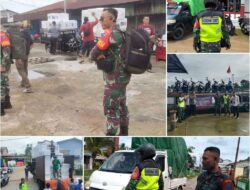 Babinsa Koramil 1207-08/Teluk Pakedai, Melaksanakan Pengawalan Pendistribusian Logistik Pilkada 2024