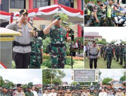 Apel Gelar Kesiapan Pengamanan Pilkada Serentak Tahun 2024,Dipimpin Pangdam XII/Tpr bersama Kapolda Kalteng