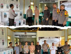 Kapolres Kapuas Hulu,Monitoring dan Pengecekan Logistik Pilkada 2024 di PPK Putussibau Utara dan PPK Putussibau Utara