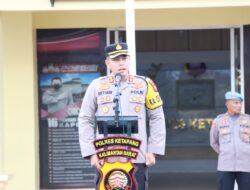 Arahan Kapolres Ketapang Tekankan Niat yang Ikhlas sebagai Modal Utama dan Pelayanan Terbaik Kepada Masyarakat