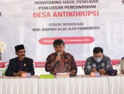 KPK RI Monitoring Hasil Penilaian Perluasan Percontohan Desa Anti Korupsi di Pringsewu