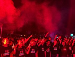 Ribuan Relawan Pemuda Arjuno Adakan Nobar dan Deklarasi Menangkan di Pilkada Lampung