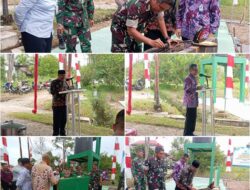 Kodim 1202/Singkawang Bersama Dengan Berbagai Mitra Meluncurkan 3 Program Unggulan GENTING,GESIT KB,TNI AD Manunggal Air
