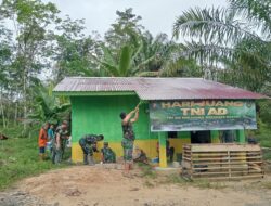 TNI AD ke-79 Kodim 1209/Bky Laksanakan Kegiatan Rehab RTLH Kabupaten Bengkayang