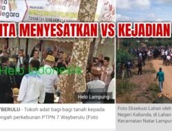 Penyimbang Adat dan masyarakat  Memperjuangkan Tanah Tanjung Kemala di Desa Tamansari