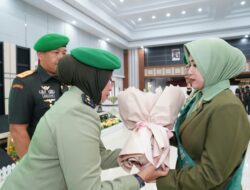 Kukuhkan Ibu Raksakarini Sri Sena, Ini Pesan Pangdam Kepada Seluruh Kowad Kodam XII/Tpr