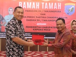 Kunjungan Kerja Ke Kapuas Hulu, Pangdam XII/Tpr Silaturahmi Dengan Forkopimda dan Tokoh Masyarakat