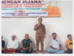 Sambut bulan suci Ramadhan 1446 H, Pekon Banjar Agung Kecamatan Gunung Alip Kabupaten Tanggamus Gelar Budaya *”Mengan Jejama”*