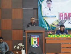 Hari Pertama Berkantor, Bupati Pringsewu Pimpin Rakor Bulanan 