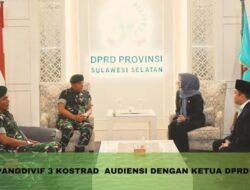 Pangdivif 3 Kostrad Audiensi Dengan Ketua DPRD Sulsel