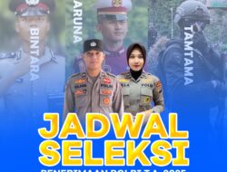Pendaftaran Penerimaan Polri Terpadu Calon Taruna Akpol, Bintara, dan Tamtama Tahun Anggaran 2025 Secara Online