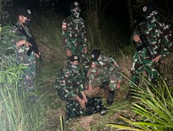 Seberat 1,00 Kg  Narkoba diamankan  Satgas Pamtas RI Yonkav 12/ BC Perbatasan  RI-Malaysia