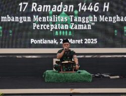 Peringati Nuzulul Quran 1446 H/2025 M dan Buka Puasa Bersama di Makodam Xll/Tpr