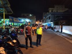 Personel Polres Karimun Gelar Pengamanan Lalu Lintas Untuk Kelancaran Ibadah Tarawih
