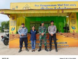KORAMIL 1204-17/Nanga Taman Melaksanakan Pam OPS Ketupat Lebaran 2025 
