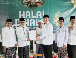 Halal Bihalal Pengurus PCNU, Bupati Pesawaran Lakukan Penyerahan Nota Perjanjian Hibah Tanah untuk Kemaslahatan Umat