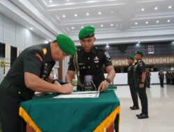 Pangdam XII/Tpr Pimpin Acara Serah Terima Jabatan Kasdam