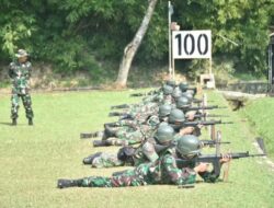 Denma Divif 1 Kostrad Gelar Latihan Menembak Senapan  Meningkatkan Ketajaman Tempur