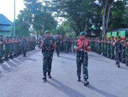 Markas Yonif 754/ENK Mendapatkan Kehormatan Kunker Komandan Brigade Infanteri 20/IJK Kostrad