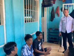 Bergerak Sat-set, Kepala Pengamanan Rutan Kelas I Bandar Lampung Langsung Sambang dan Razia Kamar Hunian Pada Minggu Pertama Berdinas