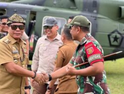 Kehadiran Komandan Satgas Pamtas Yonarmed 11 Kostrad Kegiatan Rapat Koordinasi dan Kunjungan Lapangan Pengoperasian PLBN Sebatik