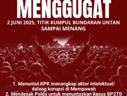 Aliansi Sipil Desak KPK Tangkap Dalang Korupsi Mempawah, Soroti Kader Baru Gerindra yang Diduga Berlindung dari Hukum