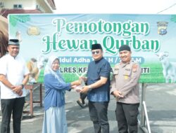 Lebaran Idul Adha Polres Meranti Berbagi Keberkahan Melalui Kurban 