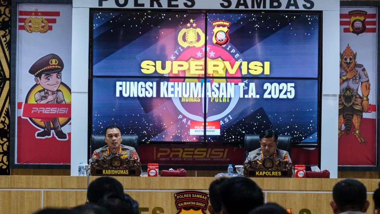 Bidhumas Polda Kalbar Supervisi