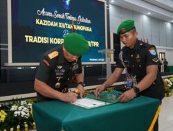 Pangdam XII/Tpr Pimpin Sertijab Kazidam XII/Tpr |