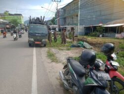Satuan Polisi Pamong Praja Kota Singkawang, Penertipan Pedagang Buah Yang Berjualan di Sepanjang Jalan Alianyang