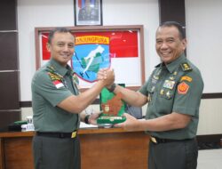 Kasdam dampingi Wairjen TNI Pimpin Taklimat Akhir Audit Itjen TNI