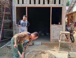 Satgas TMMD Reg Ke-125 Percepat Pengerjaan Tempat Ibadah Pekong