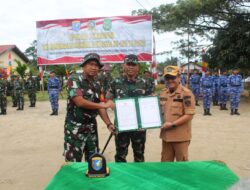 Pemen Ahli Bidang Hukum Humaniter, Kolonel Inf Subar, S.Pd., M.Si,Secara Resmi Menutup TMMD Reguler ke-125 Kodim 1202/Skw