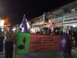 Pawai Lampion Dalam Rangka Peringatan Hari Pramuka Ke 64 Tahun Di Kota Singkawang
