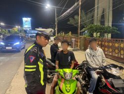 Polres Pesawaran Tegaskan Larangan Balap Liar dan Melaksanakan kegiatan Rutin Memberikan Rasa Aman dilalu Lintas