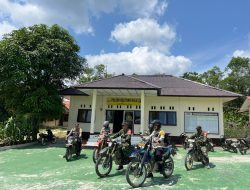 Danramil 1204-13/belitang Hulu  Melaksanakan Patroli Gabungan dalam Rangka Cipta Kondisi Mencegah Banjir dan Karhutla