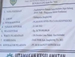 Pembangunan Rumah Sakit Umum Pratama Jagoi Babang Mengunakan Pasir Tidak Berijin Dan Mencaplok Tanah Warga