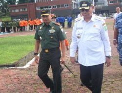 Dandim 1209 Bengkayang Menghadiri Apel Kesiapsiagaan Menghadapi Potensi Bencana Hidrometeorologi