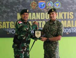 Sinergi TNI–TDM: Satgas Pamtas dan 11 RAMD Bahas Penguatan Keamanan RI–Malaysia