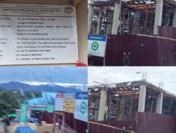 Proyek Rehabilitasi Gedung Rawat Inap RSUD Drs. Jacobus Luna,M.Si Disorot, Diduga Langgar Perda dan Pajak MBLB