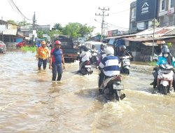 Gelombang Pasang Menguat di Ketapang: Jalan Pawan 1 Lumpuh, BPBD Turun Tangan