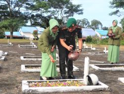 Kodim 1205/Sintang Melakukan Ziarah Hari Juang TNI AD ke-80 Tahun 2025 di Kabupaten Sintang