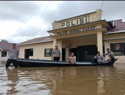 BERITA BANJIR DI WILAYAH POLSEK SUNGAI KAKAP